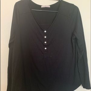Femme xlarge black top blouse